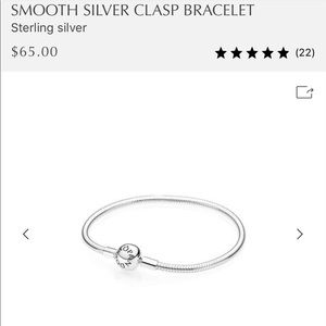 Pandora standard clasp bracelet